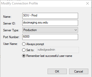 docim login profile nonprod